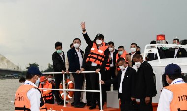 บิ๊กตู่ลงพท.นนทบุรี เจอมวลชน กลุ่มเชียร์-ไล่  รถโดนปาน้ำปลาร้า ฝากผู้ว่าฯนนท์ขอโทษปชช.เยี่ยมไม่ครบถูกม็อบทะลุฟ้าดัก-ไล่, โวแก้โควิดดีกว่าปท.อื่น