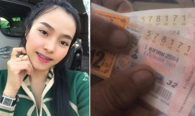 เศรษฐีในพริบตา!สาวสวยเมืองกาฬสินธุ์ถูกรางวัลที่ 1 รวยเละ 12 ล้าน