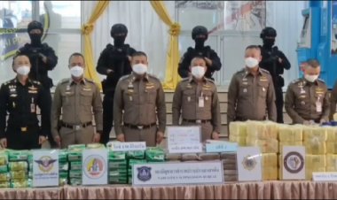 สป.แถลงจับ 2 คดีใหญ่ ยึดยาบ้า 4.3 ล้านเม็ด ไอซ์ 130 กก.