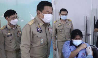 เมืองปากน้ำลุยฉีดวัคนซีนเด็กป้องโควิดต้อนรับเปิดเทอม