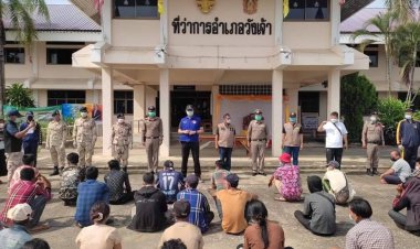 "ตาก 1"สนธิกำลังจับขบวนการค้าแรงงานต่างด้าว 38 คน
