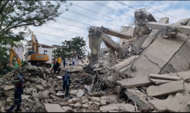 เปิดคลิป นาทีอาคารเก่า8 ชั้นถล่ม ย่านประชาชื่น