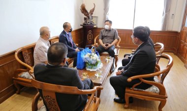 ผอ.ท่าอากาศยานสุวรรณภูมิพร้อมคณะ เข้าพบพ่อเมืองปากน้ำหารือวางแนวทางพัฒนาเศรษฐกิจ