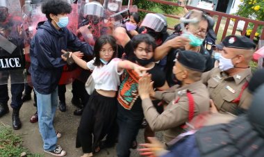 ตร.ภ.4 เร่งรวบรวมพยานหลักฐานเอาผิดผู้ชุมนุมหลังก่อเหตุปะทะเดือดต้าน"บิ๊กป้อม"(มีคลิป)