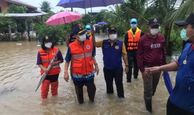 ฝนตกหนักน้ำป่าเขาใหญ่ไหลทะลักท่วม2อำเภอปราจีนบุรีแล้ว