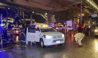 เศร้า!หนุ่มนักศึกษาช่างโดดจากสถานีรถไฟฟ้าบีทีเอสปู่เจ้าชั้น 3 ดับสลด