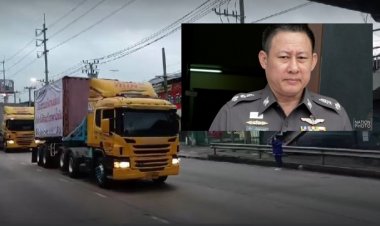 ตร.รับมือ "พลังรถบรรทุกเคลื่อนพล" คาดกระทบ 6 เส้นทาง, ขู่ห้ามกระทำผิดกฎหมาย