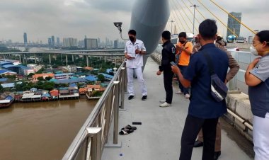 หนุ่มวัย 26 ปี เครียดปัญหาชีวิตโดดสพานภูมิพล