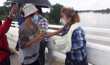 สาววัยเบญจเพส น้อยใจพ่อจึงมากระโดดสะพานดิ่งแม่น้ำเจ้าพระยา. ขอจบชีวิต