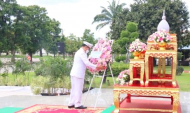นิกรชาวไทยชัยภูมิน้อมรําลึก วันปิยมหาราช 23 ตุลาคม ตามมาตรการป้องกันฯโควิด