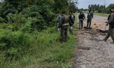 EODตรวจพบพยานหลักฐานจุดระเบิด สามารถมัดตัวคนร้ายได้