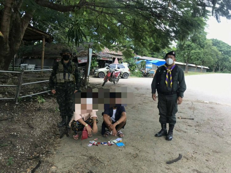 ทหาร ฉก.4 ร่วม ตชด. จับกุม 2 แรงงานเมียนมาลอบเข้าไทย