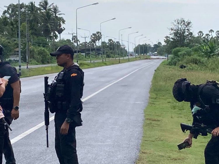 คนร้ายบึมรับเสนาธิการทหารบกลงพื้นติดตามมาตรการป้องกันชายแดนใต้