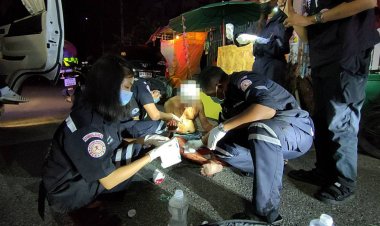 พี่เขยสุดทนน้องเขยขี้เมาชอบด่าเมียคว้าขวดเหล้าขวดตีหัวเลือดอาบ