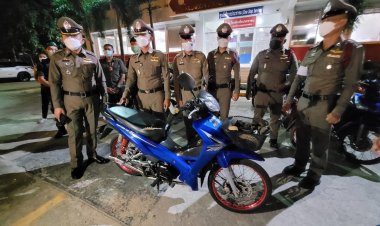 ตำรวจเมืองปากน้ำสกัดจับแก๊งเด็กแว้นป่วนงานหล่องพ่อปานยึด 16 คัด