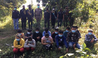 ทะลักไทยไม่หยุด!ทหารพรานสนธิกำลังจับกุมต่างด้าว 13 คน