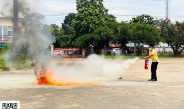 ศรีสะเกษซ้อมแผนป้องกัน-ระงับอัคคีภัยรับหน้าหนาว ลมแรง