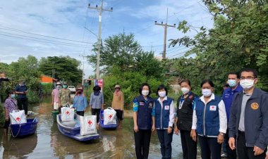 อยุธยาเร่งช่วยเหลือชาวบ้านพื้นที่เกมลิงทุ่งเจ้าเจ็ดถูกน้ำท่วมสูงนาน