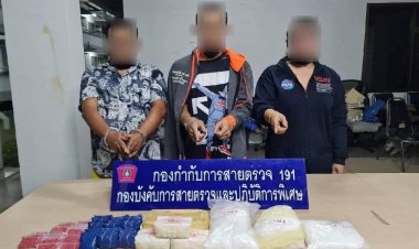 191 บุกจับนักค้ายาเสพติดย่านบางบัวทอง " จับกุมผู้ต้องหา จำนวน 3 ราย