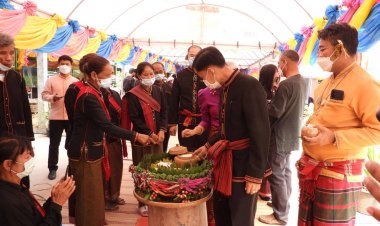 ชนเผ่าส่วยเมืองจันทร์ "กินข้าวเม่า"โฮมแซมซาย สืบสานประเพญีท้องถิ่น (มีคลิป)