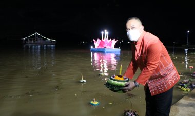 นราธิวาสจัดงานสืบสานประเพณีลอยกระทงคึกคักรอบ 2 ปี