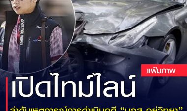 เปิดไทม์ไลน์ เรียงลำดับเหตุการณ์ดำเนินคดี “บอส อยู่วิทยา”