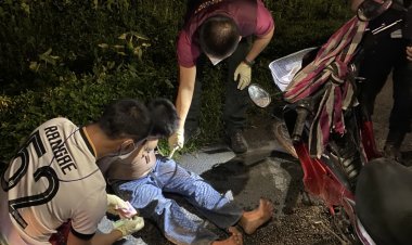 ลูกทรพีคลั่งยาคว้าช้มีดปาดคอแม่ดับ ทหารสกัดจับพร้อมมีดของกลาง