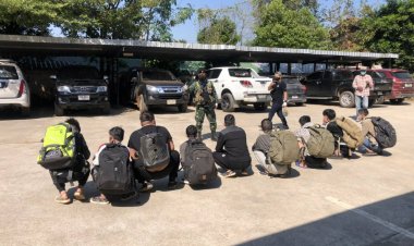 ทหารสนธิกำลังจับ 9 ชาวจีนลักลอบเข้าไทยผิดกฎหมาย
