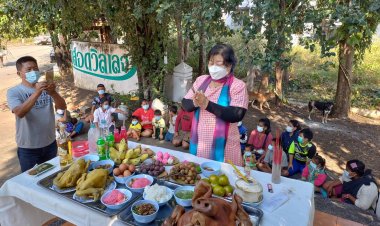 นครแม่สอดทำพิธี ไหว้ศาลพระพรหมพระภูมิ หมู่บ้าน "แม่สอดวิลเลจ"