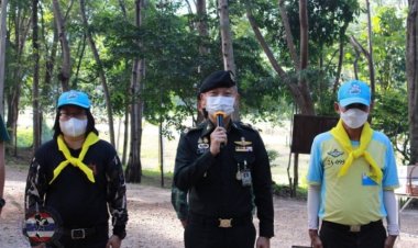 มณฑลทหารบกที่ 32 ร่วมกับภาคีเครือข่ายกรมป่าไม้ กรมอุทยาน ทำแนวกันไฟสวนรุกขชาติ ดอยพระบาท จ.ลำปาง
