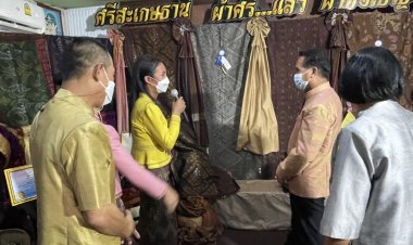 ศรีสะเกษเร่งผลักดันผ้าทอมือ"ธานีผ้าศรี...แส่ว”สร้างรายได้ชุมชน