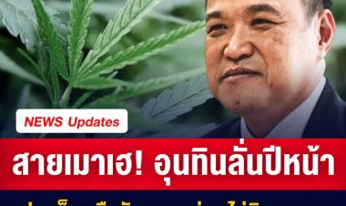 "อนุทิน" ลั่นปี 2565 จะปลดล็อกพืชกัญชาทุกส่วน ไม่ผิดกฎหมาย