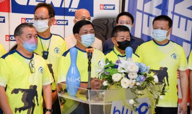 "อลงกรณ์"เปิดแข่งขันโบว์ลิ่งการกุศลเพื่อการศึกษา บุตร - ธิดา ช่างภาพการเมือง