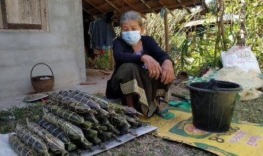 ยายวัยชราสู้ชีวิต ทำกระบอง ขี้ใต้ ขายหารายได้เสริม (ชมคลิป)