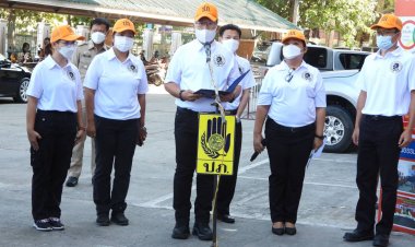ศรีสะเกษรณรงค์ป้องกันอุบัติเหตุช่วงปีใหม่2565