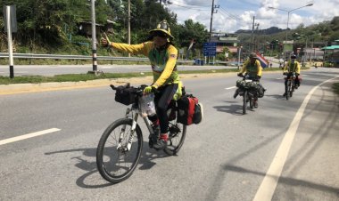 ยอดคุณปู่หน่องเหล็ก!ปั่นจักรยาน แม่สาย สู่ใต้สุดสยาม กว่า 2,000 กม.