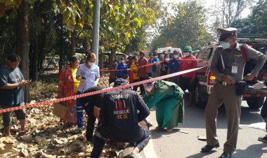 สลด!!ตาออกไปใช้สิทธิ์คนละครึ่งถูกกระบะซิ่งพุ่งชนร่างดับ