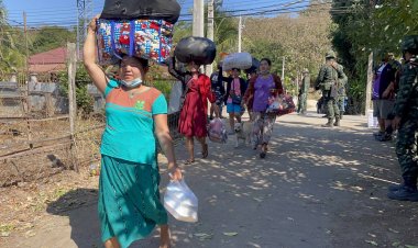 ผู้ลี้ภัยสงครามเมียนมาดีใจได้กับบ้านเกิดแม้การสู้รบยังปะทุ