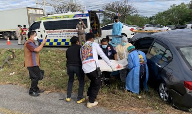 ชนสนั่น 6 คันรวด ส่งท้ายปีที่โคราชดับ1เจ็บ7