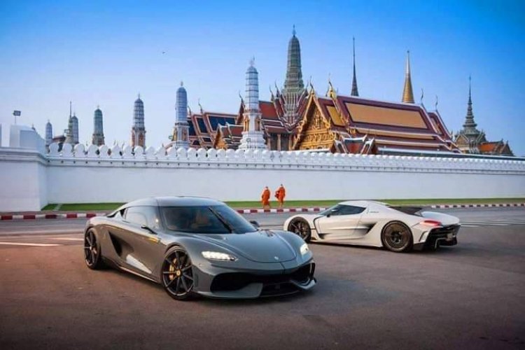 ฮือฮาทั้งโลก!รถแพงที่สุดในโลกมาถ่ายโปรโมทฉากหลังวัฒนธรรมไทย