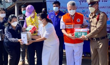 พ่อเมืองตากตรวจเยี่ยม จนท.จุดตรวจบ้านห้วยหินฝนแม่สอด