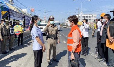รองผู้ว่าฯศรีสะเกษลงพื้นที่ตรวจการทำงานป้องกัน-ลดอุบัติเหตุปีใหม่