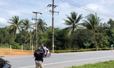 ระทึก!EODเข้าตรวจสอบและเก็บกู้วัตถุคล้ายระเบิดผูกไว้กับเสาไฟฟ้า