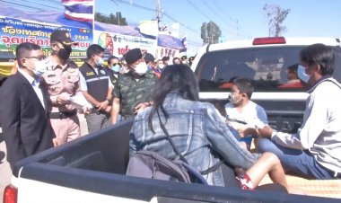 แม่ทัพภาคที่ 2 ตรวจจุดบริการประชาชนรับมือคลื่นปชช.กลับกรุง