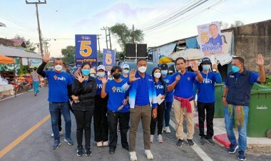 ผู้กำกับหนุ่ยลุยหาเสียงอ้อนขอคะแนนร่วมเปลี่ยนแปลงชุมพรในทุกมิติ