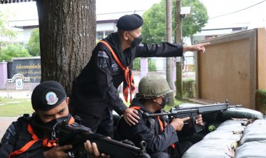 ฉก.ทพ.46ติวเข้มแผนเผชิญเหตุตอบโต้เมื่อเกิดเหตุถล่มฐาน
