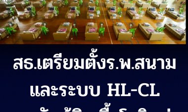 สธ.ทยอยเตรียมรพ.สนามและตั้งระบบHome Isolation - Community Isolation รองรับ