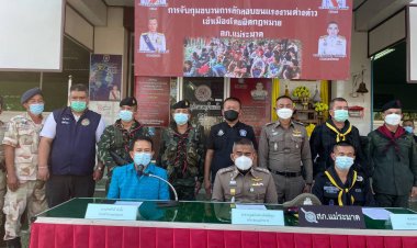 แม่ระมาดสกัดแก๊งค้ามนุษย์ลอบขนแรงงานเถื่อน52คน