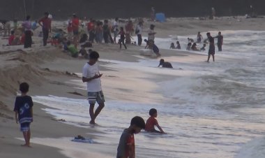 สลด!หนูน้อยลงเล่นน้ำทะเลแหลมสมิหลาถูกคลื่นซัดจมน้ำดับ