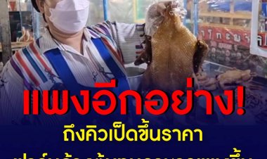 อ่วมหนัก! เป็ดพะโล้ขยับราคา หลังฟาร์มปรับขึ้นจากต้นทาง อ้างต้นทุนอาหารที่เลี้ยงสูงขึ้น แม่ค้าบ่นขายได้น้อยลง พลอยลำบากไปด้วย